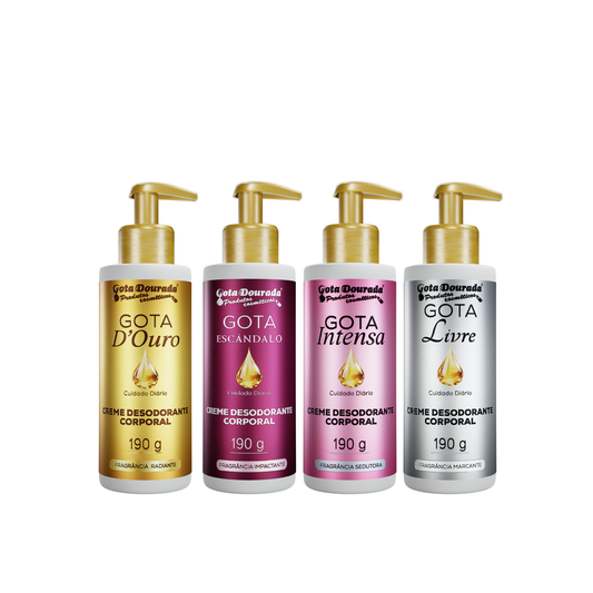 Kit Creme Desodorante Corporal - Coleção Completa