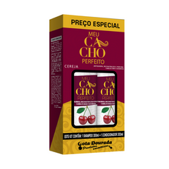 Kit Meu Cacho Perfeito Cereja Shampoo 300ml + Condicionador 300ml