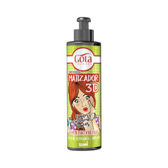 Matizador Condicionador 3D Vermelho Intenso Gota Dourada 120 ml