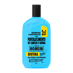 Shampoo Condicionante 2x1 Linha Homem Gota Dourada 430ml