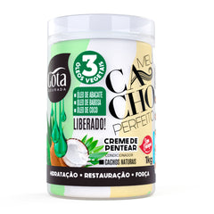 Creme de Pentear Meu Cacho Perfeito 3x1 Óleo de Abacate e Babosa e Coco 1 Kg