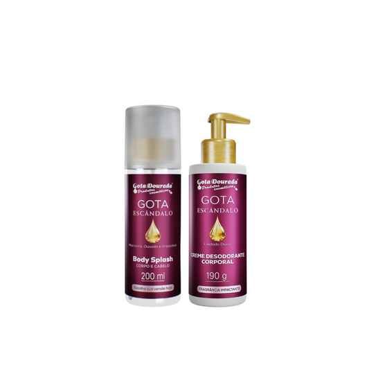 Kit Gota Escândalo – Body Splash + Creme Desodorante Corporal