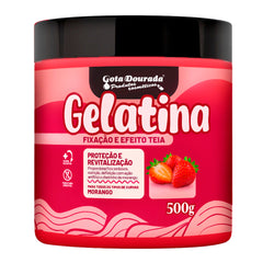 Gelatina de Morango Gota Dourada 500g