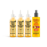 Kit 3 Tônicos Fortalecimento + Milagroso Gota Dourada