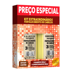 Kit Extraordinario Combate a Queda Shampoo + Condicionador 300ml