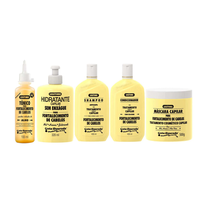 Kit Fortalecimento Tradicional Gota Dourada