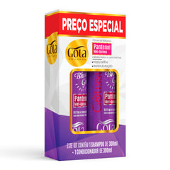 Kit Gotíssima Chuva de Balsamo Gota Dourada Shampoo 300ml + Condicionador 300ml