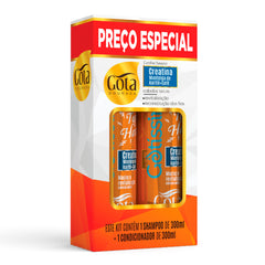 Kit Gotíssima Confrei Sereno Gota Dourada Shampoo 300ml + Condicionador 300ml