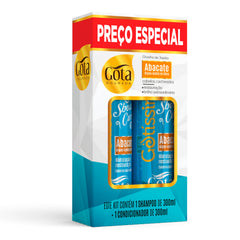 Kit Gotíssima Orvalho de Jojoba Gota Dourada Shampoo 300ml + Condicionador 300ml