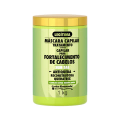 Máscara Fortalecimento Antiqueda Gota Dourada 1Kg