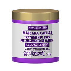 Máscara Fortalecimento Desamarelador Gota Dourada 500gr