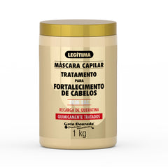 Máscara Fortalecimento Quimicamente Tratados Gota Dourada 1 Kg