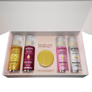 Kit Body Splash + Vela Aromática Capim Limão + Caixa para Presente