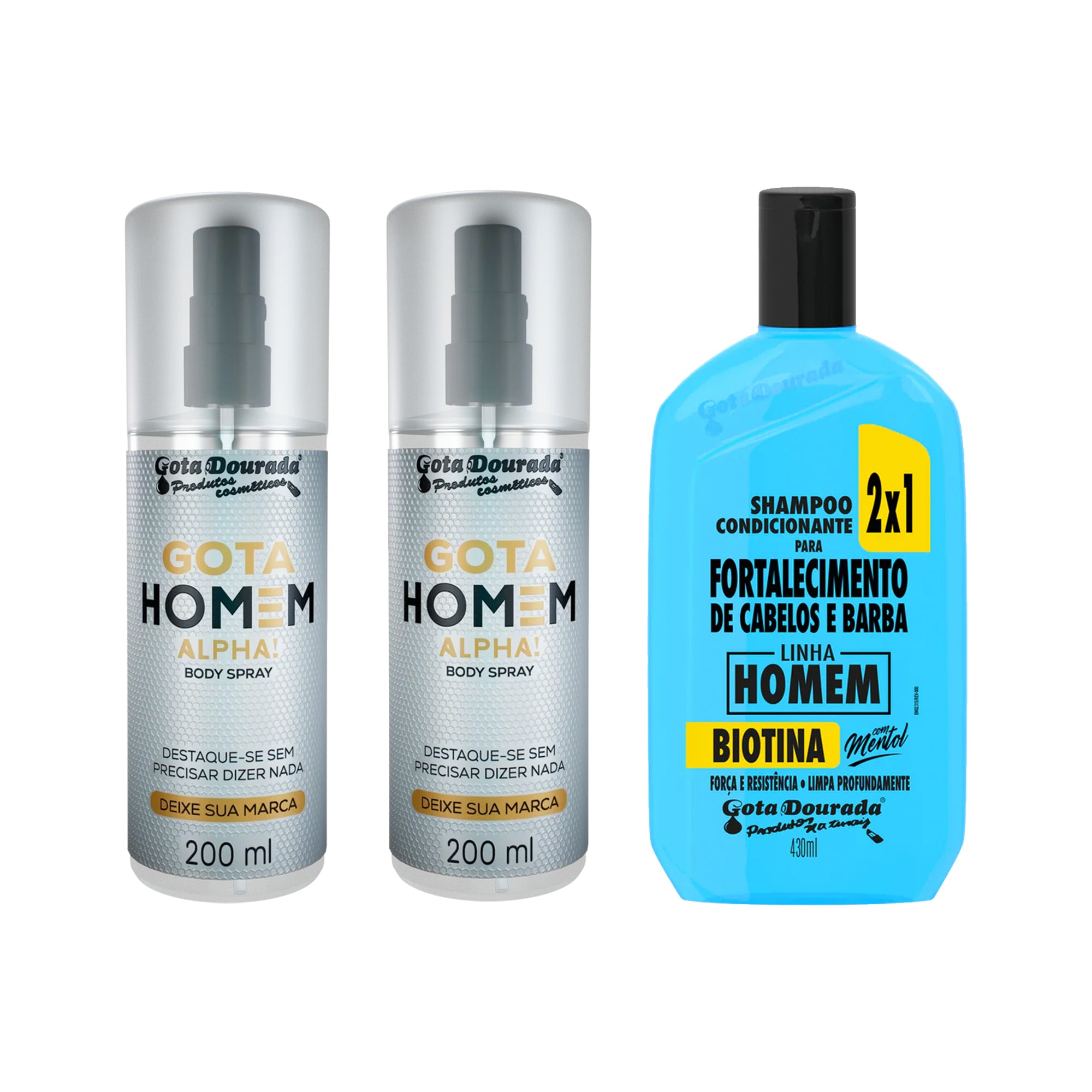 Kit 2 Body Alpha + Shampoo (Brinde)