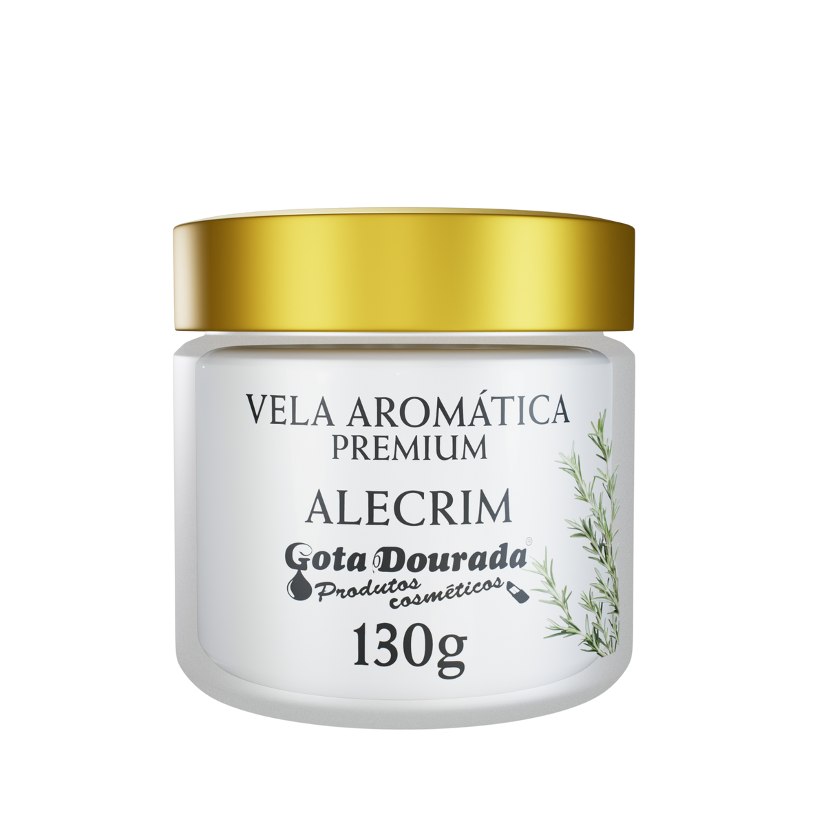 Vela Aromática Premium - Alecrim
