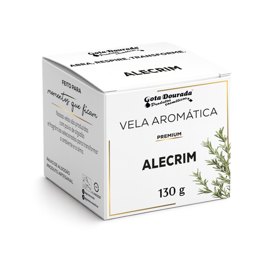 Vela Aromática Premium - Alecrim