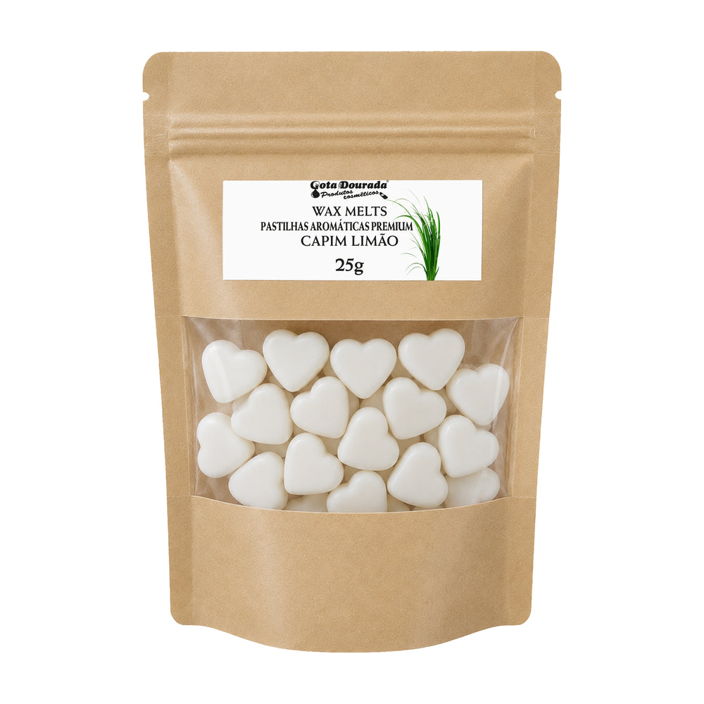 Wax Melt - Pastilhas Aromáticas Capim Limão – 25 g