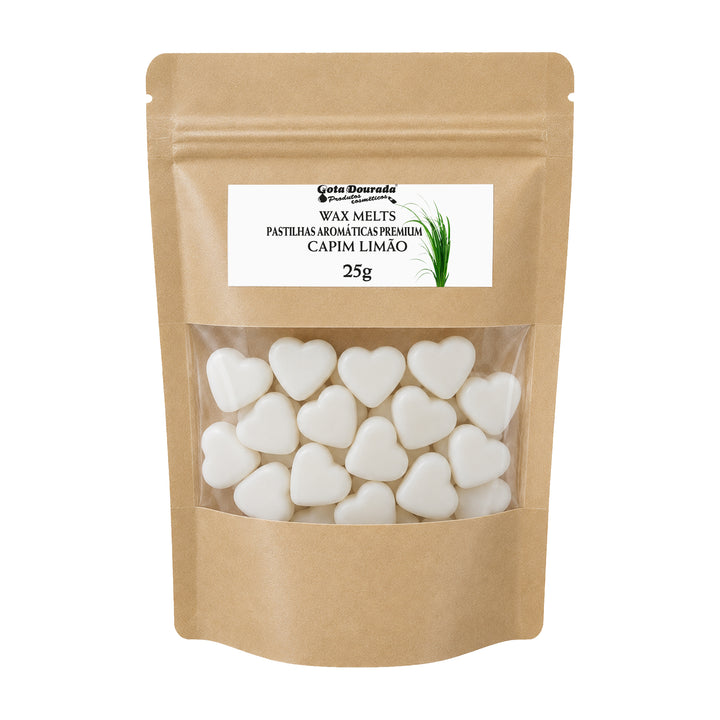 Wax Melt - Pastilhas Aromáticas Capim Limão – 25 g
