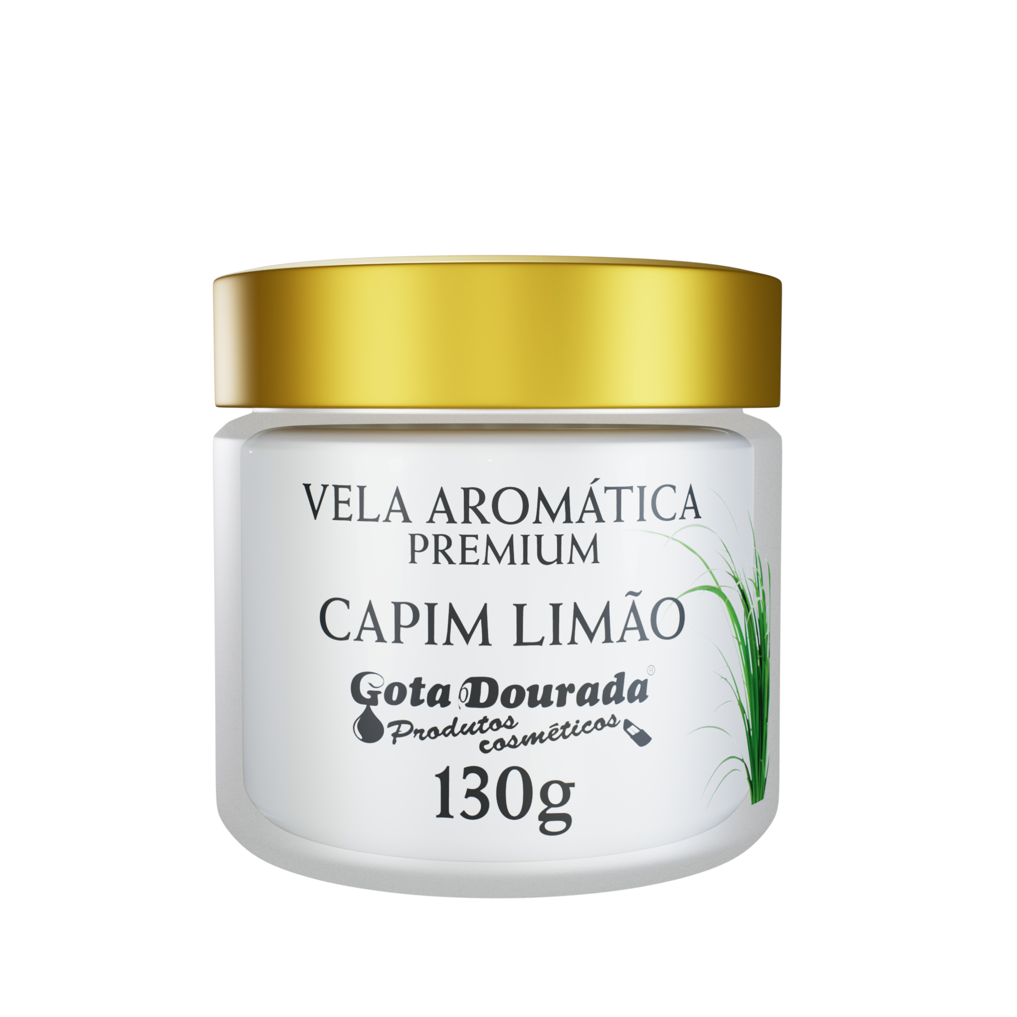 Trio de Velas Premium - Capim Limão, Alecrim e Morango com Limão