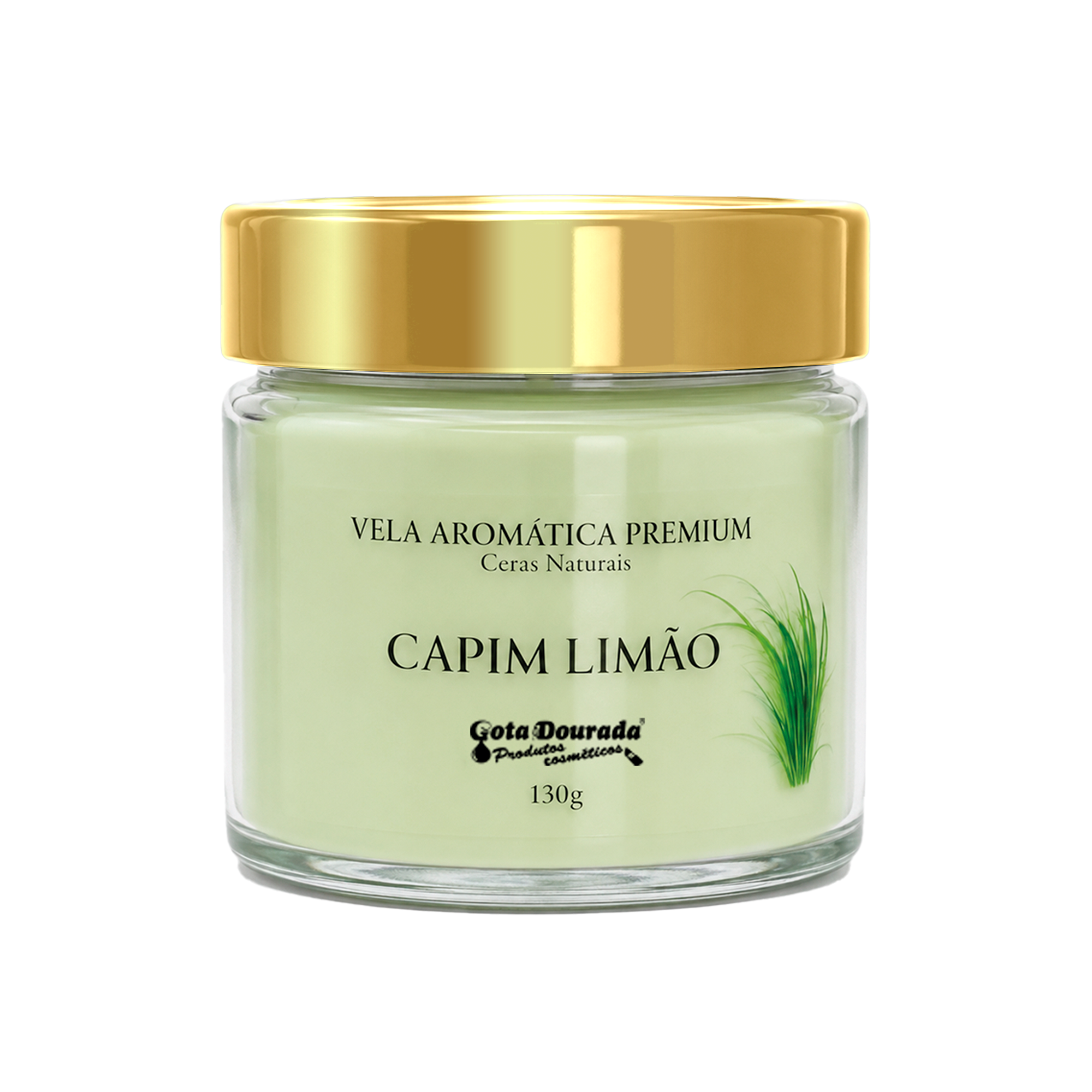 Kit Body Splash + Vela Aromática Capim Limão + Caixa para Presente