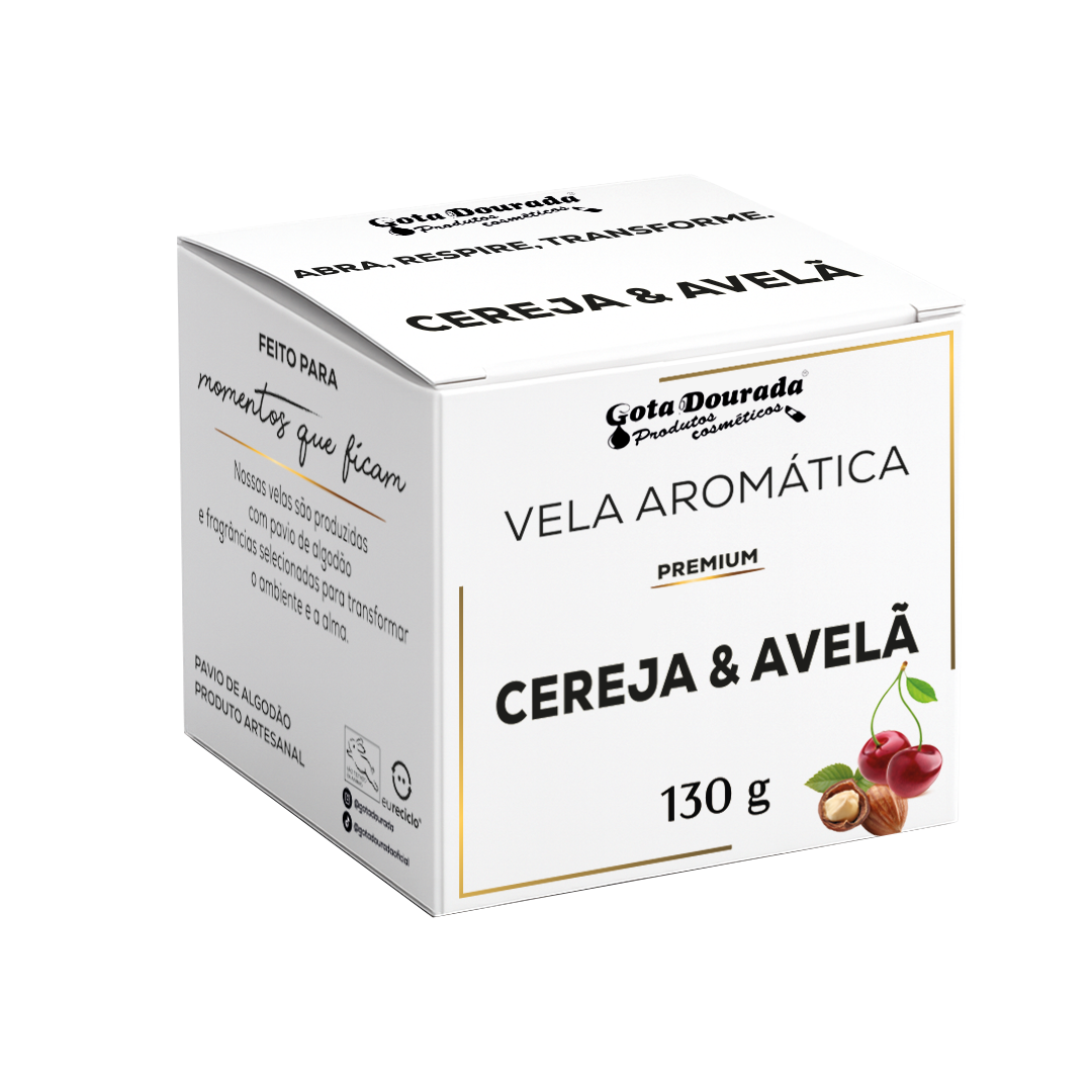 Trio de Velas Premium - Néroli, Flor de Figo e Cereja com Avelã