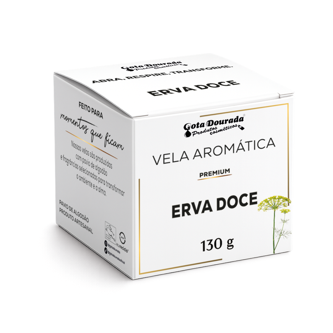 Vela Aromática Premium - Erva-Doce