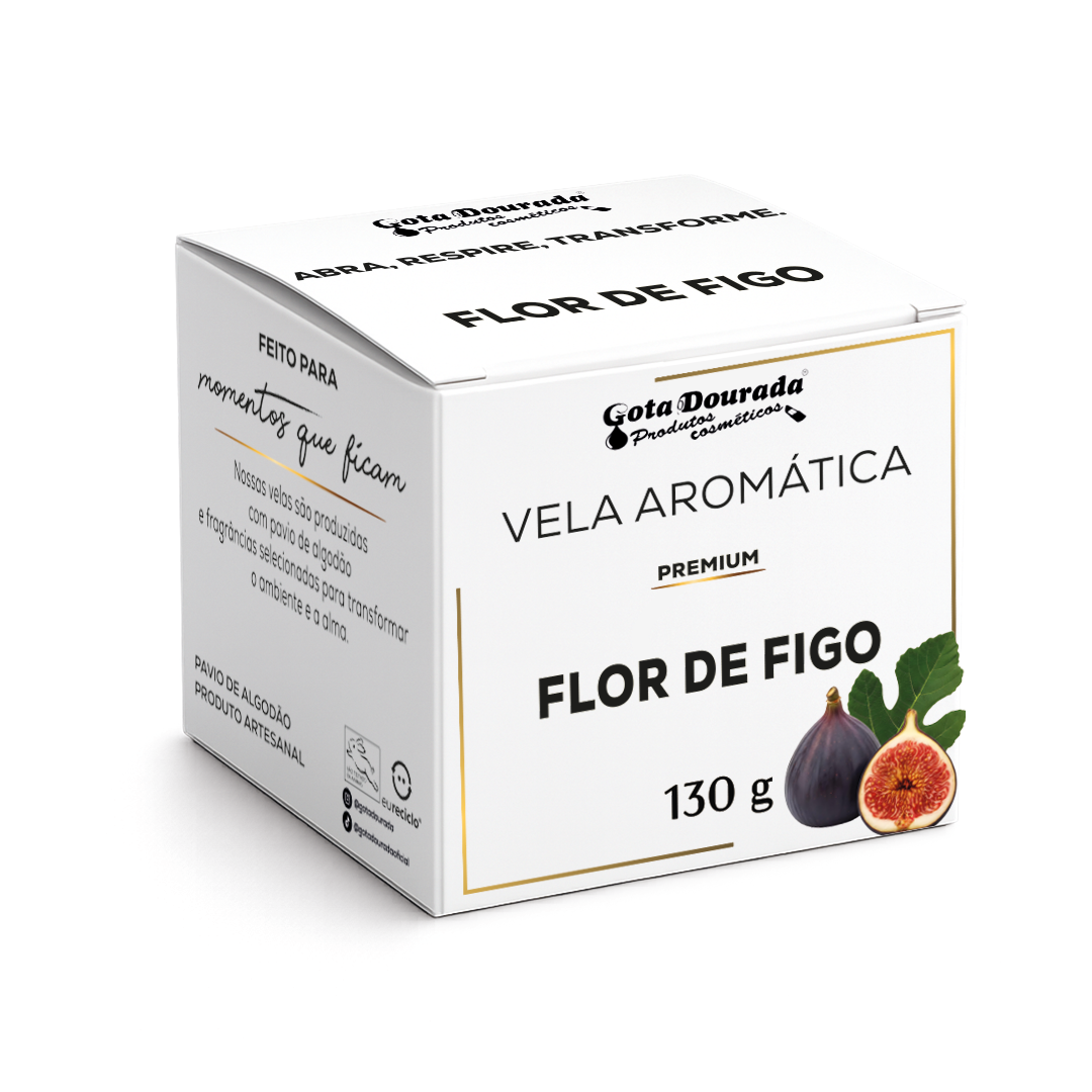 Vela Aromática Premium - Flor de Figo