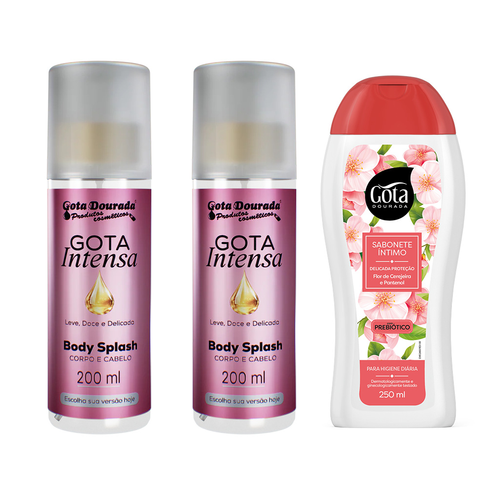 Kit 2 Body Gota Intensa + Sabonete Íntimo (Brinde)