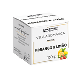 Trio de Velas Premium - Capim Limão, Alecrim e Morango com Limão