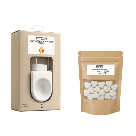 Kit Aromatizador Porcelana + Wax Melt Néroli