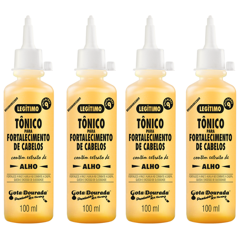 Kit 4 Tônicos Fortalecimento Tradicional 100ml