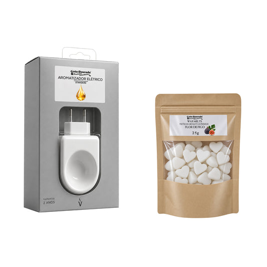 Kit Aromatizador + Wax Melt Flor de Figo