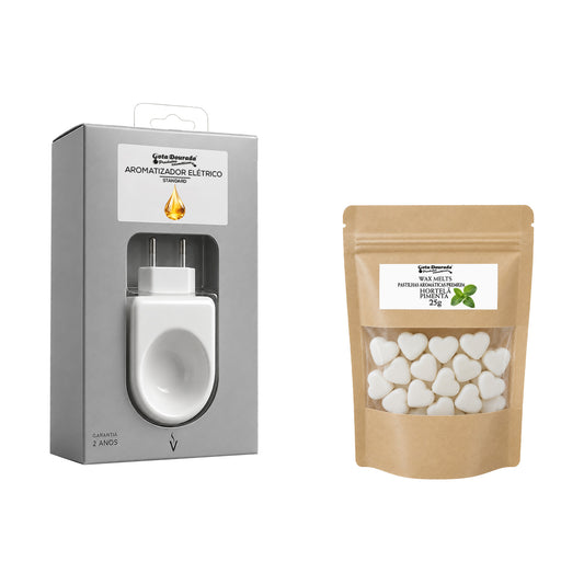 Kit Aromatizador + Wax Melt Hortelã-Pimenta