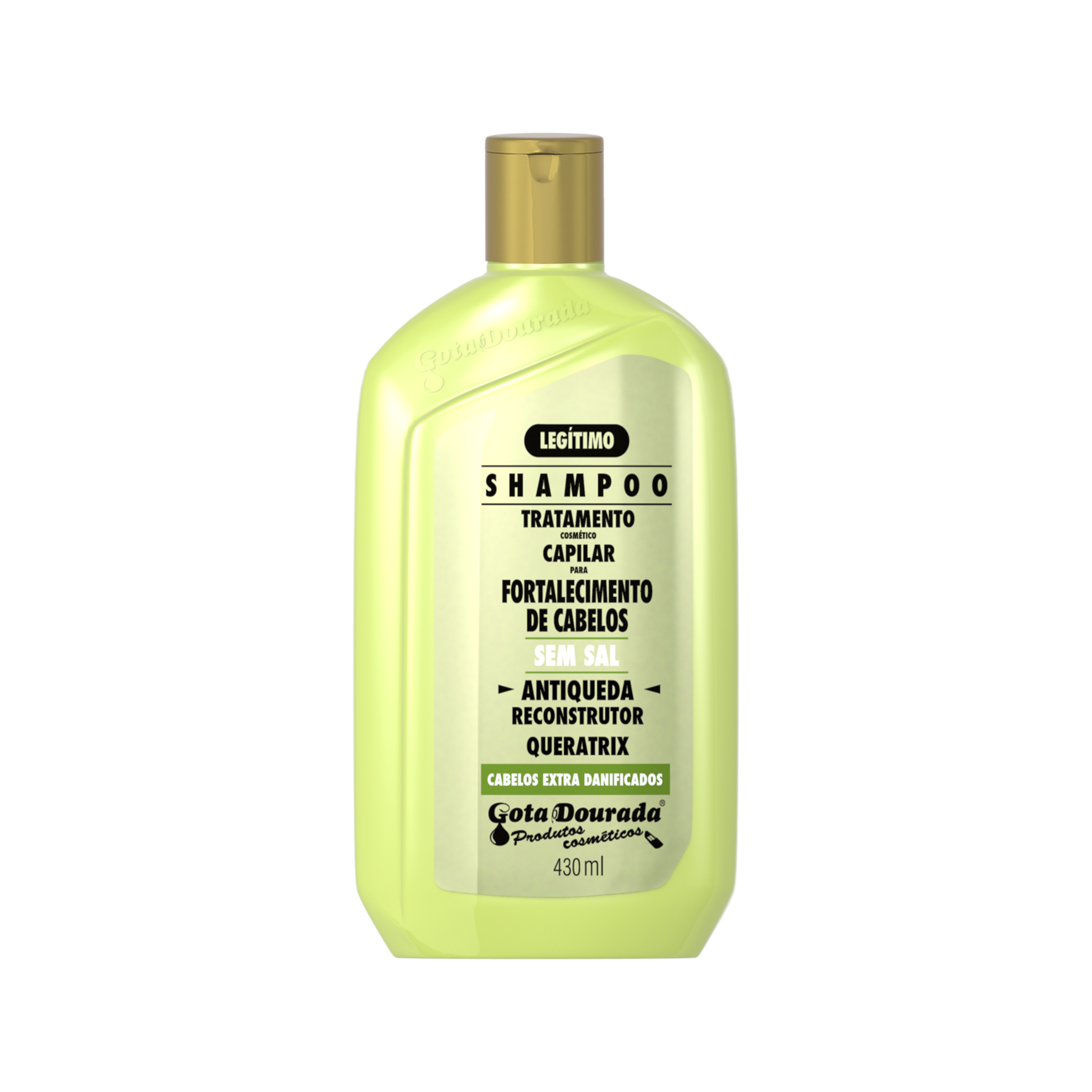 Shampoo Antiqueda Gota Dourada 430 ml