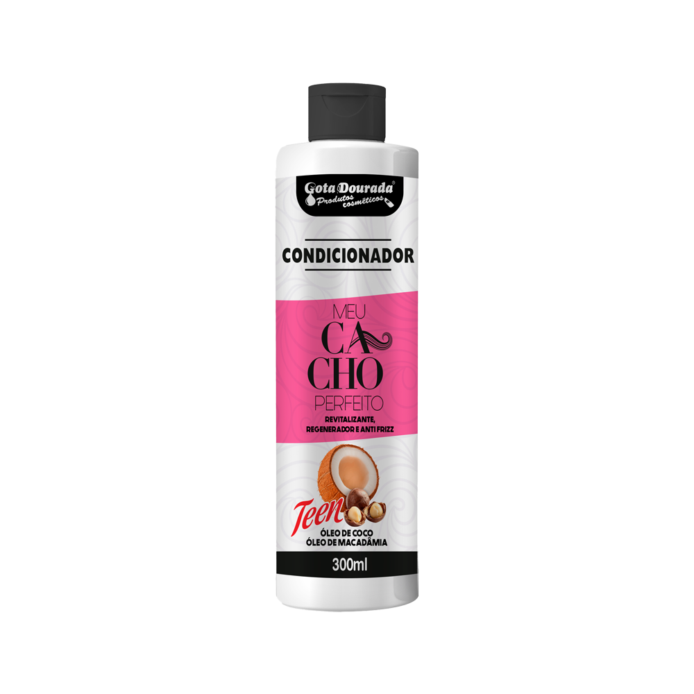 Kit Meu Cacho Perfeito Óleo de Coco e Macadâmia Shampoo + Condicionador 300ml