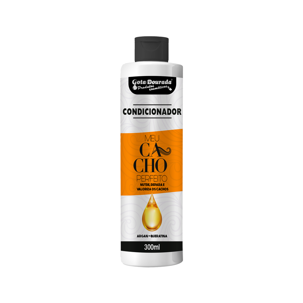 Kit Meu Cacho Perfeito Óleo de Argan e Queratina Shampoo + Condicionador 300ml