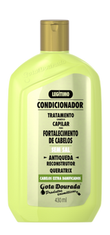 Kit Fortalecimento Antiqueda Gota Dourada Shampoo + Condicionador 430ml + Tônico 100ml