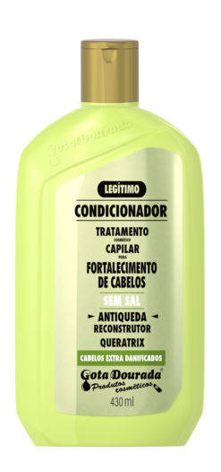 Condicionador Fortalecimento Antiqueda Gota Dourada 430 ml