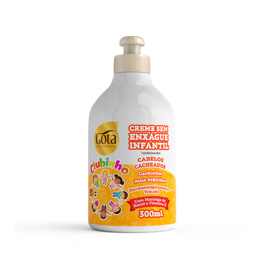 Creme de Pentear Sem Enxágue Infantil para Cacheados 300 ml