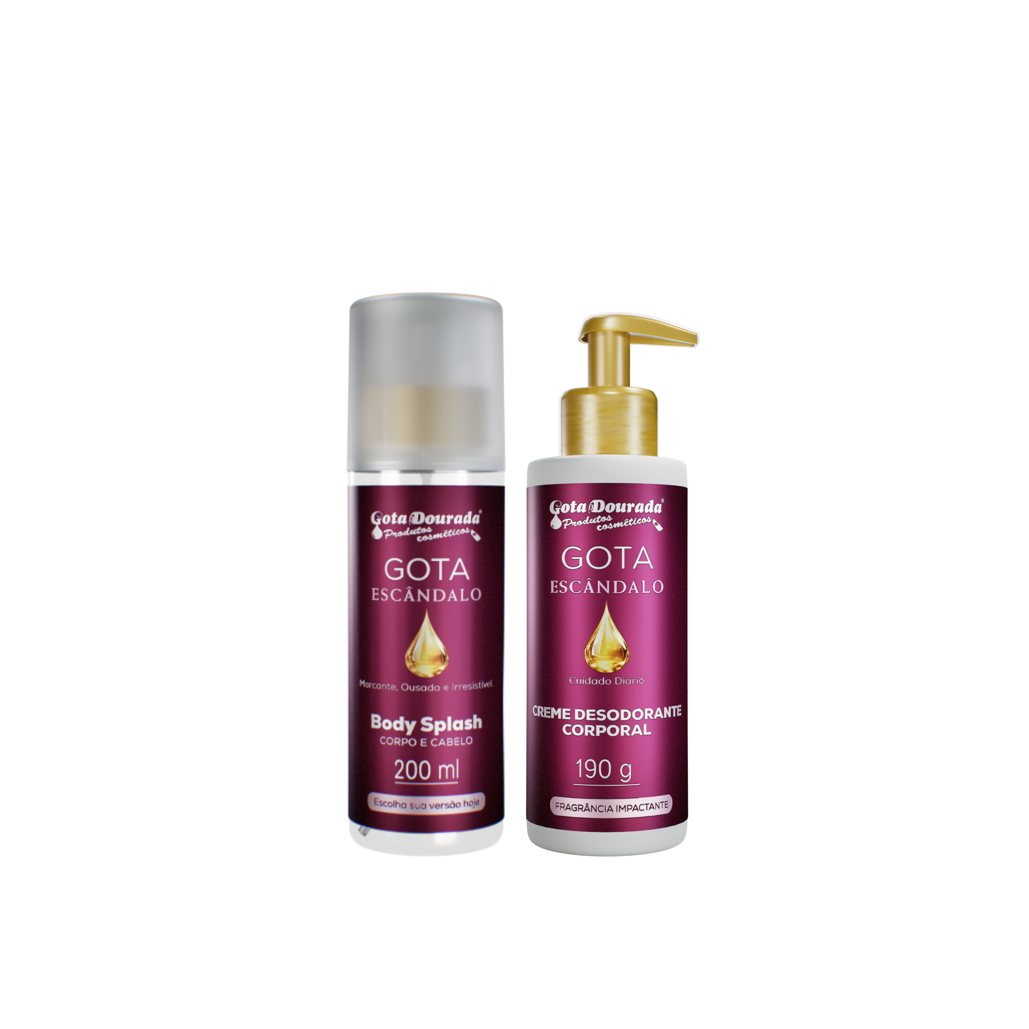 Kit Gota Escândalo – Body Splash + Creme Desodorante Corporal