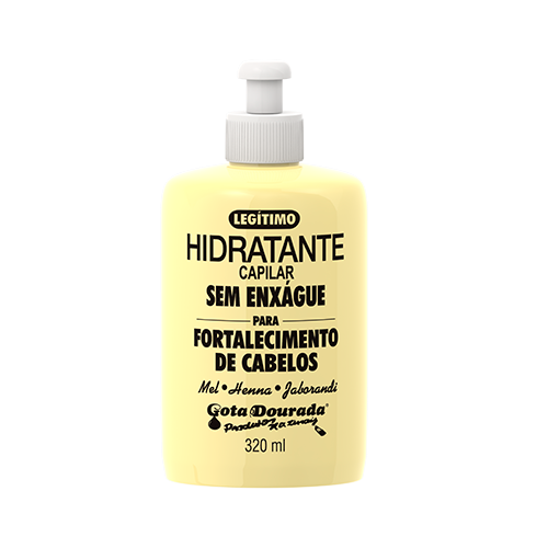 Creme Sem Enxágue Fortalecimento Gota Dourada 320 ml