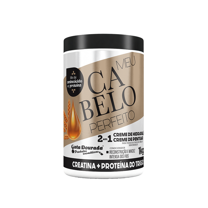 Creme De Hidratação Creatina e Proteína do Trigo 1kg