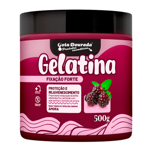 Gelatina de Amora Gota Dourada 500g