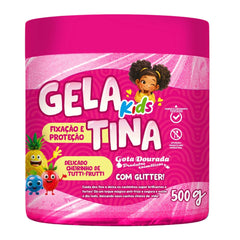 Kit Infantil Cabelos Cacheados com Manteiga de Karité e Vitamina E + Gelatina