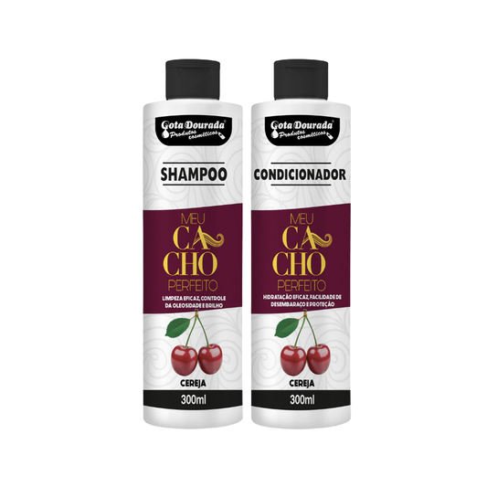 Kit Meu Cacho Perfeito Cereja Shampoo + Condicionador 300ml