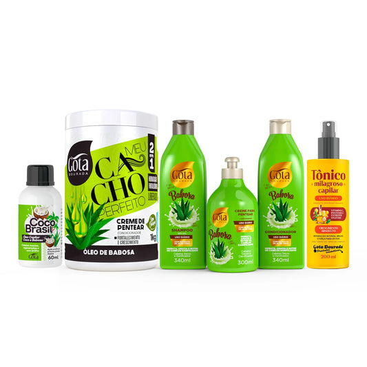 Kit Amantes de Babosa Gota Dourada