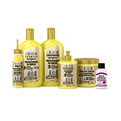 Kit Fortalecimento Extraordinário + Óleo de Semente de Uva Gota Dourada
