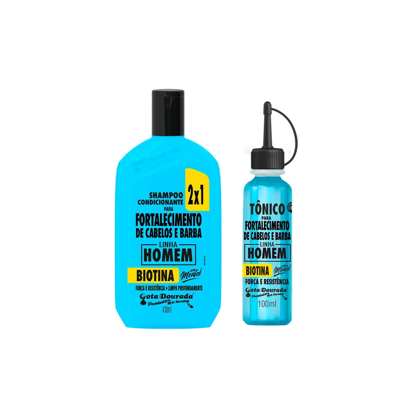 Kit Linha Homem Gota Dourada