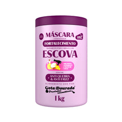Máscara Fortalecimento Escova Gota Dourada 1 Kg