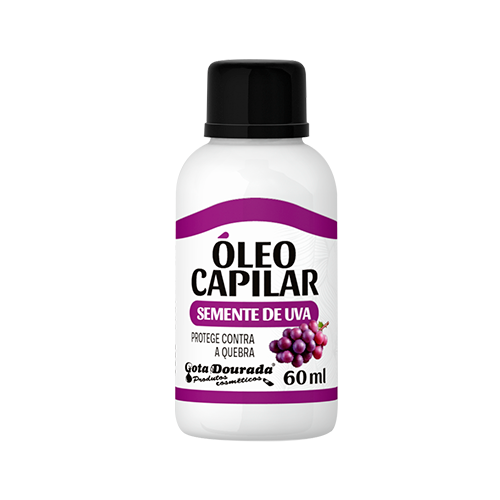 Óleo Capilar Semente de Uva Gota Dourada 60 ml
